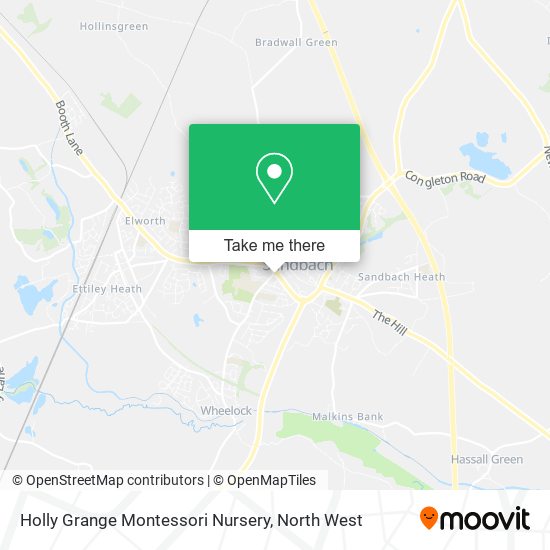 Holly Grange Montessori Nursery map
