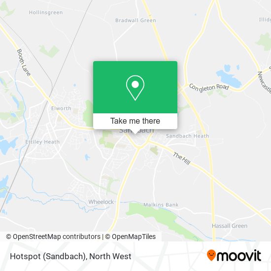 Hotspot (Sandbach) map