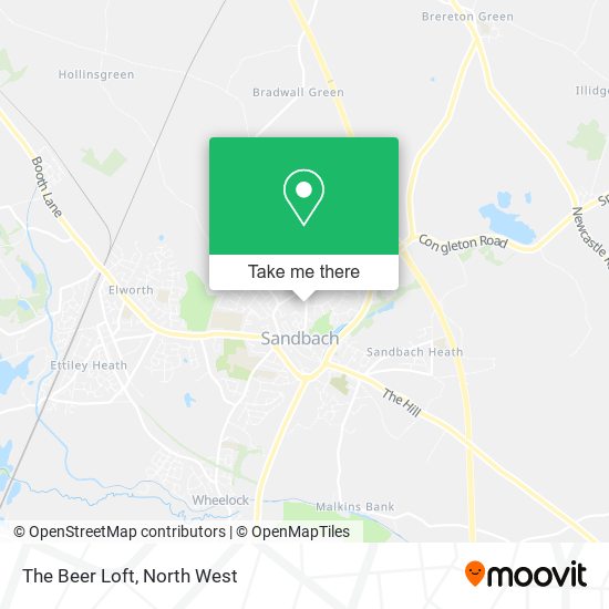 The Beer Loft map