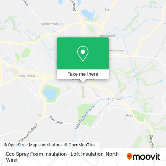 Eco Spray Foam Insulation - Loft Insulation map
