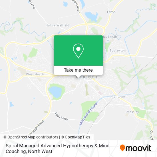 Spiral Managed Advanced Hypnotherapy & Mind Coaching map