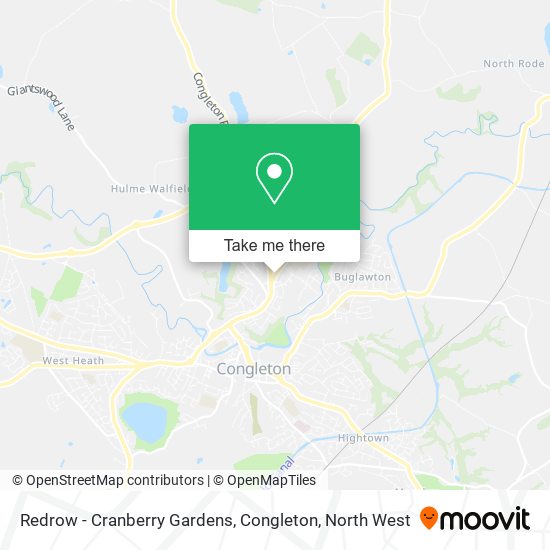 Redrow - Cranberry Gardens, Congleton map