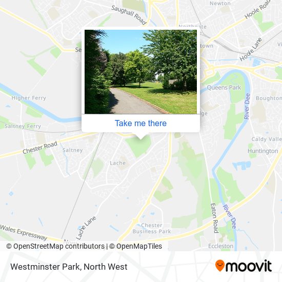 Westminster Park map