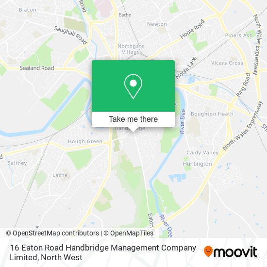16 Eaton Road Handbridge Management Company Limited map