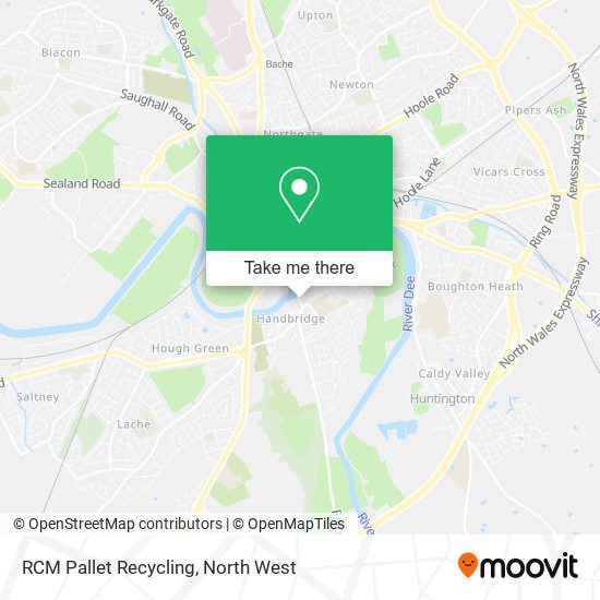 RCM Pallet Recycling map