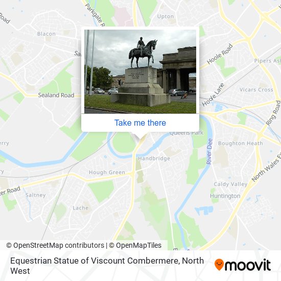 Equestrian Statue of Viscount Combermere map
