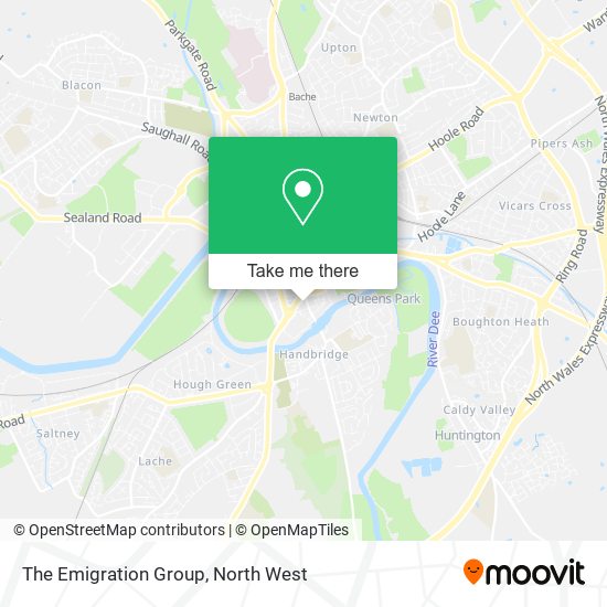 The Emigration Group map