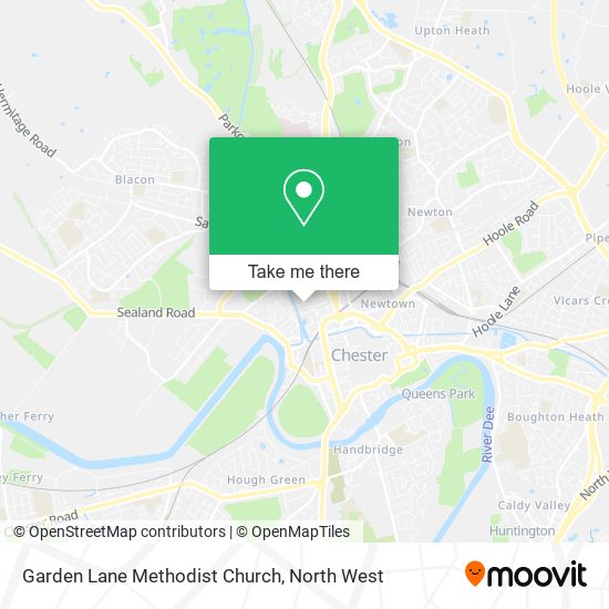 Garden Lane Methodist Church map
