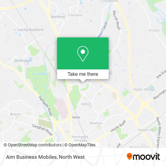 Aim Business Mobiles map