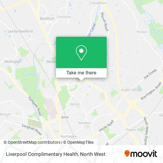 Liverpool Complimentary Health map