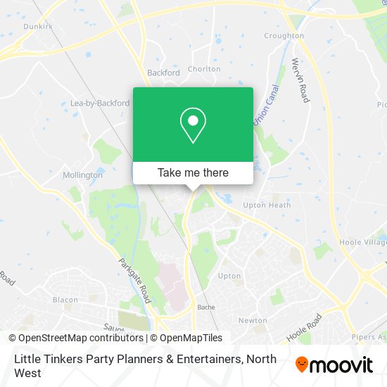 Little Tinkers Party Planners & Entertainers map