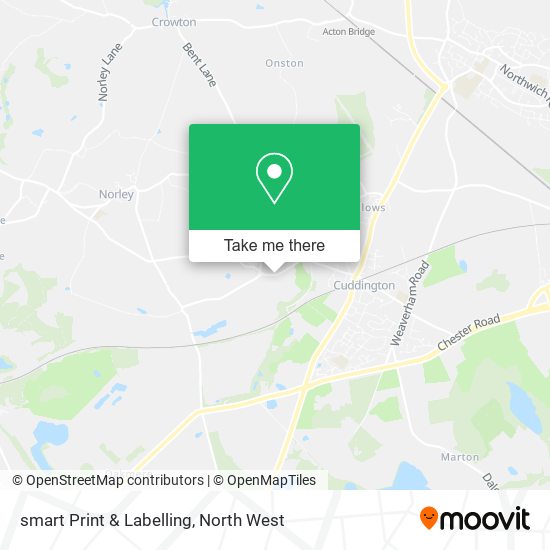 smart Print & Labelling map