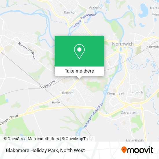 Blakemere Holiday Park map