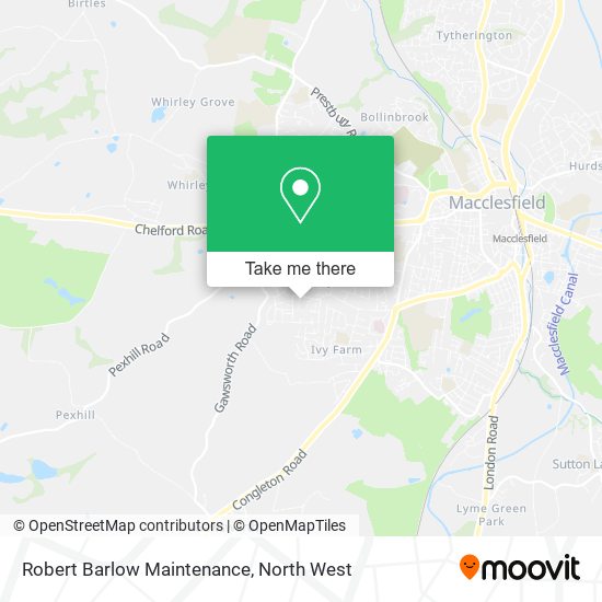Robert Barlow Maintenance map