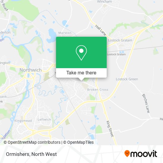 Ormishers map