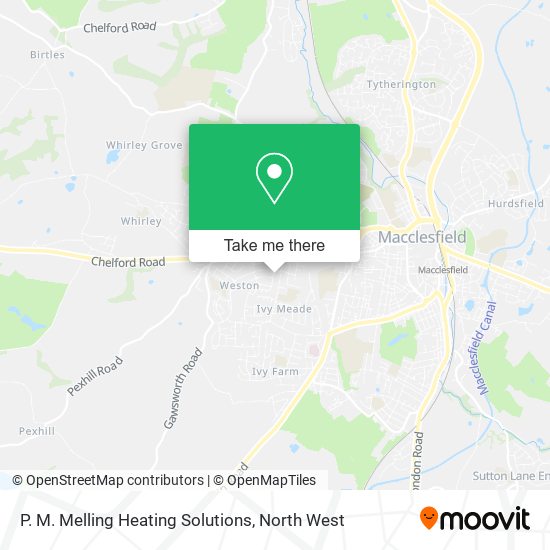 P. M. Melling Heating Solutions map