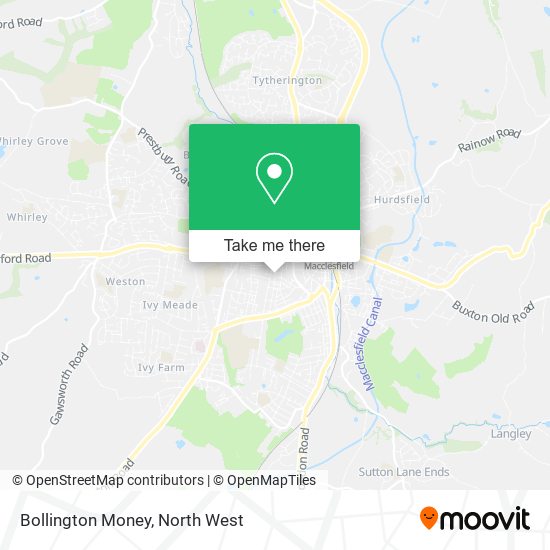 Bollington Money map