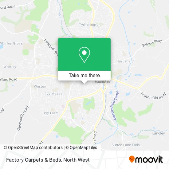 Factory Carpets & Beds map