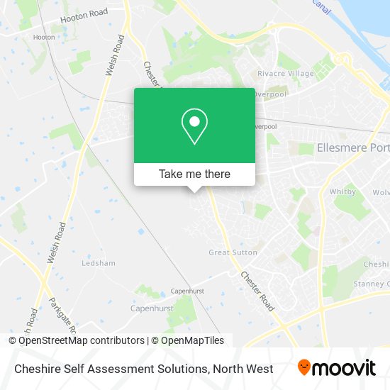 Cheshire Self Assessment Solutions map