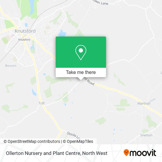 Ollerton Nursery and Plant Centre map