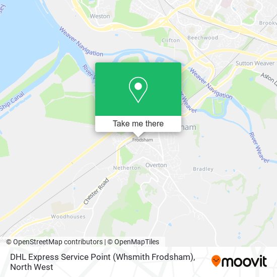 DHL Express Service Point (Whsmith Frodsham) map