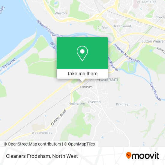 Cleaners Frodsham map