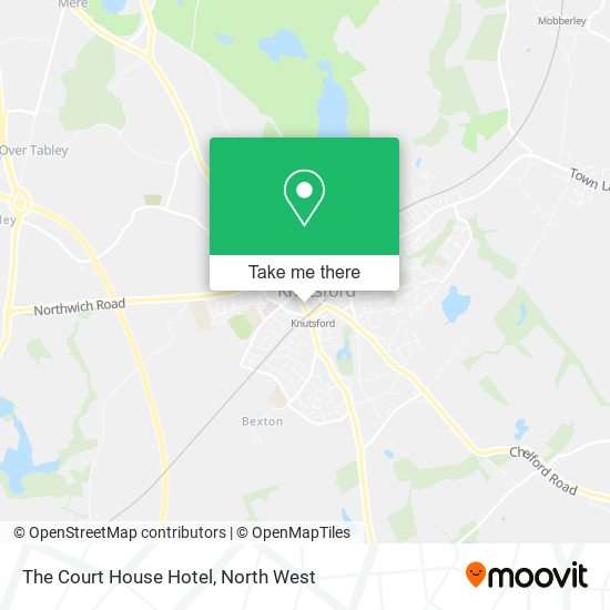 The Court House Hotel map