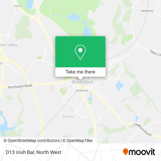 D13 Irish Bar map