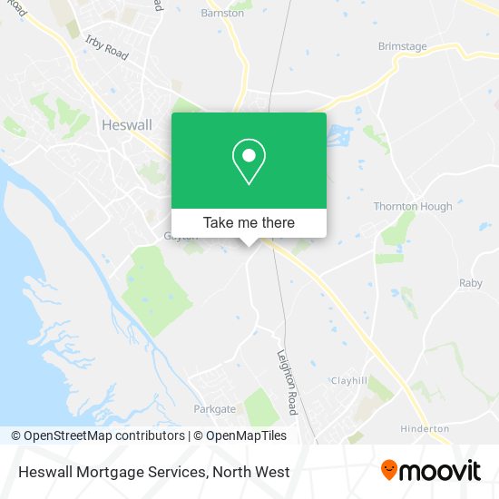 Heswall Mortgage Services map