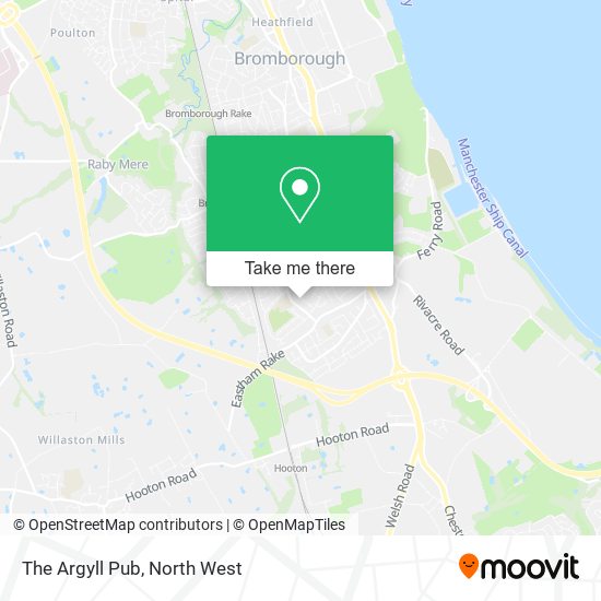 The Argyll Pub map