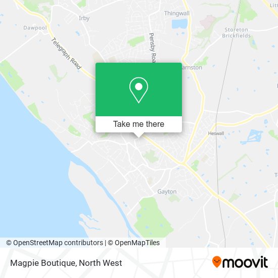 Magpie Boutique map