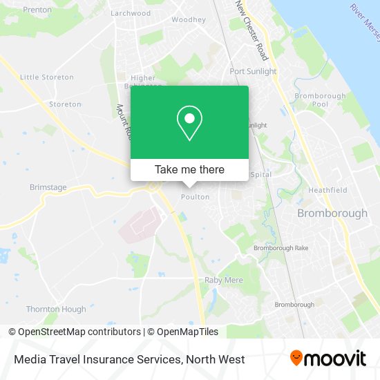 Media Travel Insurance Services map