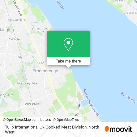 Tulip International Uk Cooked Meat Division map