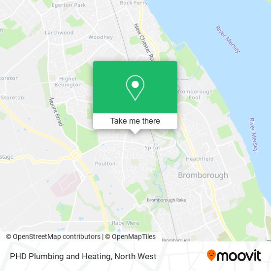 PHD Plumbing and Heating map