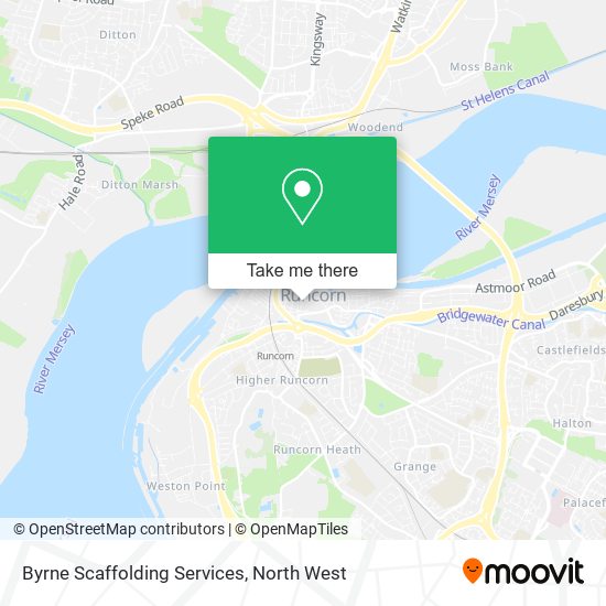 Byrne Scaffolding Services map