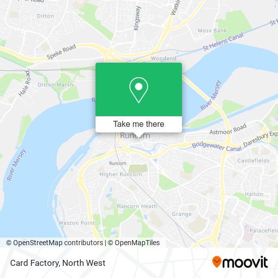 Card Factory map