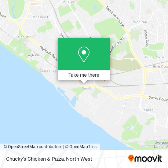 Chucky's Chicken & Pizza map