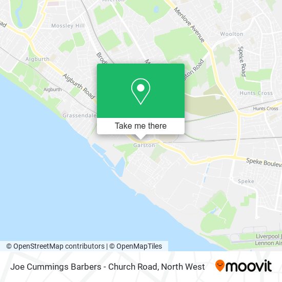 Joe Cummings Barbers - Church Road map