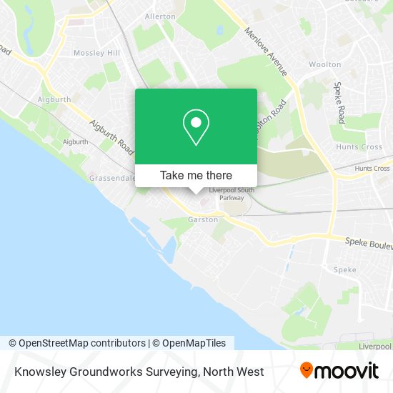 Knowsley Groundworks Surveying map