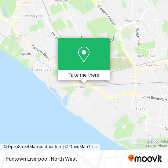 Funtown Liverpool map