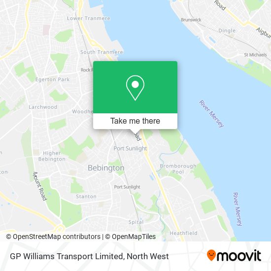 GP Williams Transport Limited map