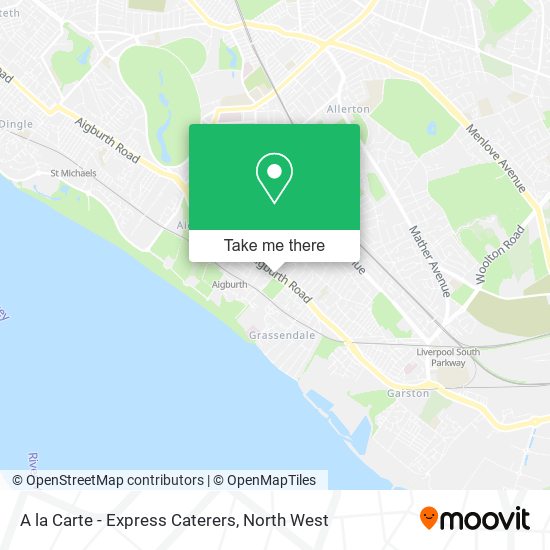 A la Carte - Express Caterers map