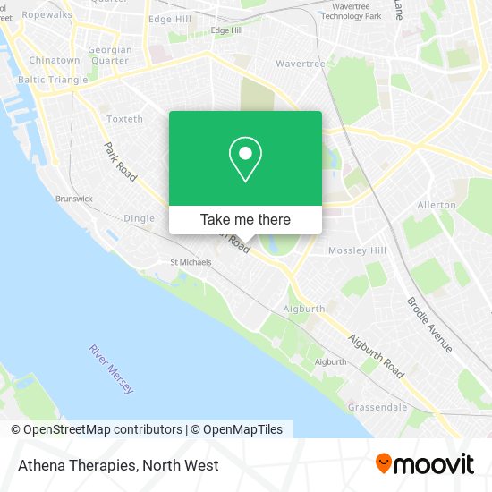 Athena Therapies map