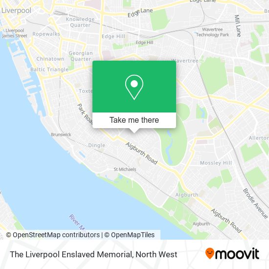 The Liverpool Enslaved Memorial map