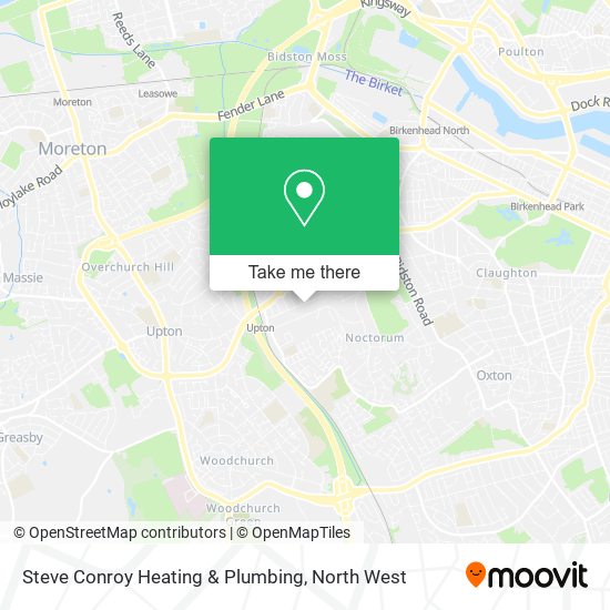 Steve Conroy Heating & Plumbing map