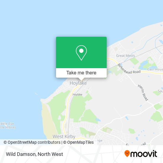 Wild Damson map