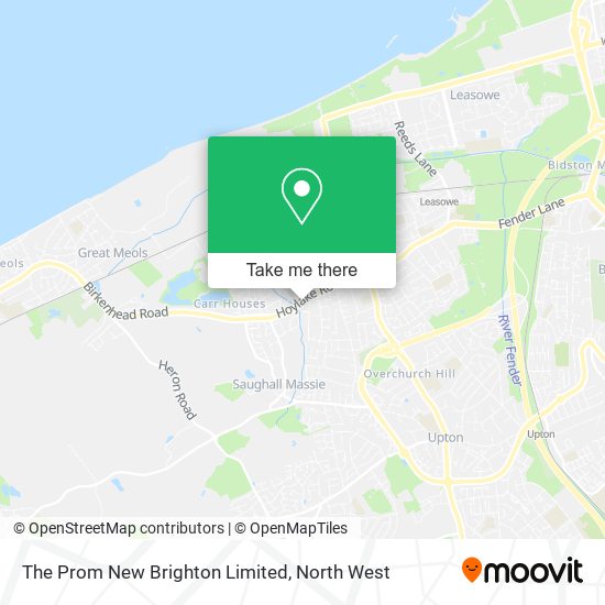 The Prom New Brighton Limited map