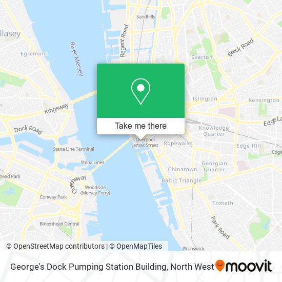 George's Dock Pumping Station Building map