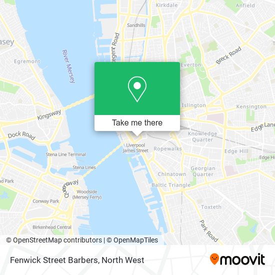 Fenwick Street Barbers map