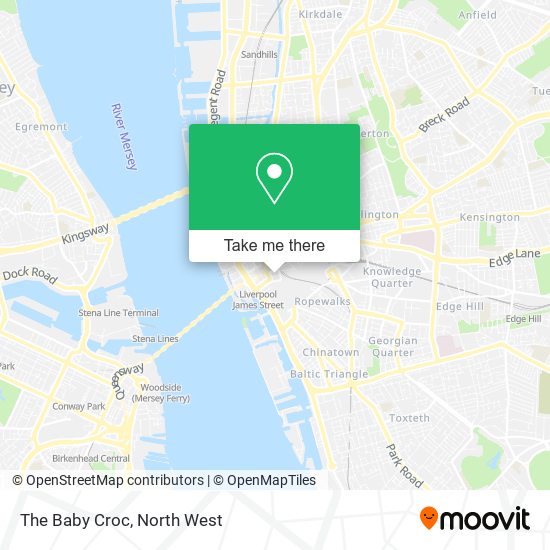 The Baby Croc map